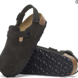 Birkenstock Tokio Suede Black Clog